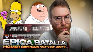 RODRIGO QUESADA VOTA LA ÉPICA BATALLA DEL FRIKISMO DE HOMER SIMPSON VS PETTER GRIFFIN [upl. by Atiloj]