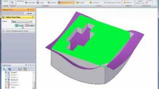 Solid Edge Surfacing Tutorial  How To Use Replace Face [upl. by Ladonna]