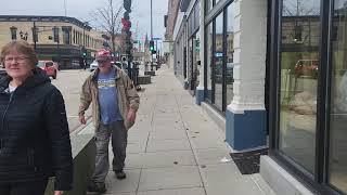 Manitowoc Wisconsin Downtown Walk [upl. by Willing]