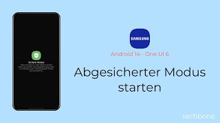 Abgesicherter Modus starten  Samsung Android 14  One UI 6 [upl. by Aleek]