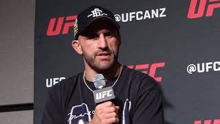 “HE’S GOT A PUNCHER’S CHANCE”  ALEXANDER VOLKANOVSKI PREVIEWS ILIA TOPURIA FIGHT AT UFC 298 [upl. by Herrmann]