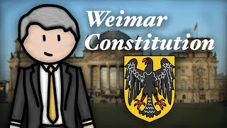 191933 The Weimar Constitution  GCSE History Revision  Weimar amp Nazi Germany [upl. by Neened]