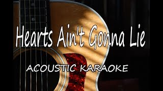 Arlissa  Hearts Aint Gonna Lie Acoustic Guitar Karaoke [upl. by Macrae]