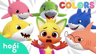 Run Pinkfong Learn Colors with Shark Family Race 🦈  Colors for Kids｜Hogi Colors [upl. by Nnairret]