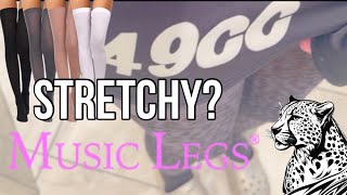 Music Legs Leopard Stockings Review [upl. by Godfry560]