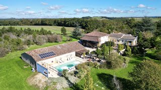 Close to Tombeboeuf  Large renovated farmhouse with 3 gîtes and swimming pool  Reference CTB089 [upl. by Eeneg]