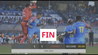 RDC VS ZAMBIE LIVE SCORE CAN 2024 EN CÔTE DIVOIRE [upl. by Asik]