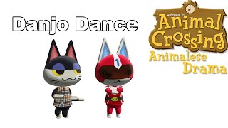 Danjo Dance  Animal Crossing Animalese Drama [upl. by Leahciam]