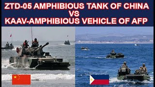 ZTD05 Amphibious Tank of China vs KAAV7A1 Assautl Amphibious Vehicles of Philippine Marine Corps [upl. by Lamrert711]