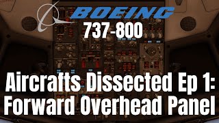 Aircrafts Dissected Ep 1 The Forward Overhead PanelZIBO MOD 737800I XPlane 11 Detailed Tutorial [upl. by Sivahc]