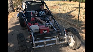 Dune Buggy Build pt1 Diagnosing a issue wit the brakes and tear down [upl. by Enasus]