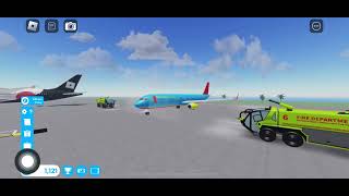 The First Water Salute For RexAir On A Flight To Robloxia To Honolulu Using Airbus 321 [upl. by Ytteb4]