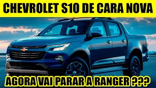 CHEVROLET S10 2025 DE CARA NOVA FICOU BONITA  SERÁ QUE VAI PARA A RANGER [upl. by Hales]