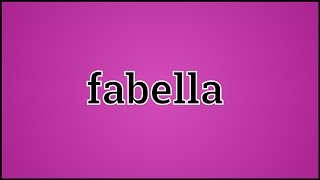 What Fabella Means [upl. by Steddman]