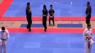 2010 Kyokushin womens middleweight world champs round 2MOD [upl. by Adnopoz]