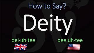 How to Pronounce Deity  British Vs American English Pronunciation [upl. by Harimas]