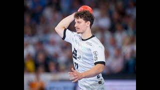 🇫🇴 Elias Ellefsen á Skipagøtus 2002 debut in BundesLiga  Handball Genius [upl. by Trevethick]