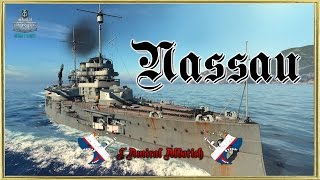 World Of Warships  SMS Nassau  Frère Kawashi FR [upl. by Oironoh]