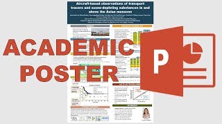 How to make an academic poster in powerpoint [upl. by Anaitak]