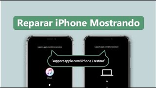 🍀Reparar iPhone Mostrando supportapplecom  iphone  restore 🍀 iOS 12131415161718 [upl. by Osbert]