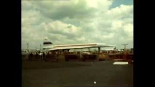 Tupolev Tu144 and Concorde at Paris Air Show 0306 1973 [upl. by Irahc]