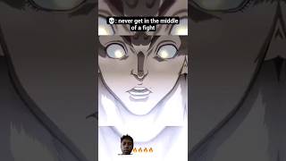 Baki Oliva vs guevaru ya karşı Baki edits  👹💀🥵viral shortsfeed studyhanma animeedits [upl. by Ednew]