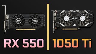 RX 550 vs GTX 1050 Ti [upl. by Belshin]