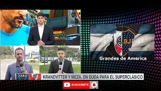 Dudas en River Kranevitter y Meza No jugarían el Superclásico [upl. by Lupien]