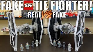 FAKE LEGO Star Wars 75211 Tie Fighter REAL VS FAKE [upl. by Cherian871]