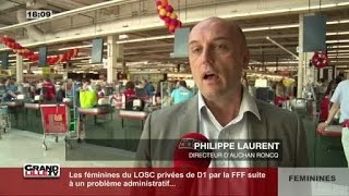 Visite du magasin Auchan de Roncq [upl. by Kriste]