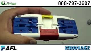 AFL CS004162 How to Splice Fiber Optic Cable [upl. by Gertrud]