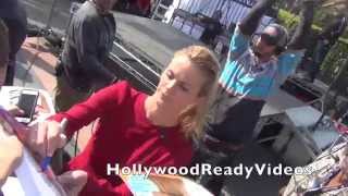 Brooklyn Decker shows love to her fans at her Extra appearance in Hollywood [upl. by Jackson445]