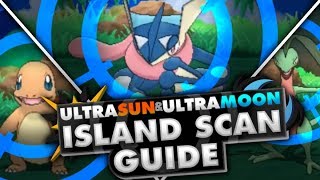 RARE POKEMON GUIDE ISLAND SCAN POKEMON ULTRA SUN AND MOON GUIDE [upl. by Bellina]