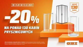 OBI – Ponad 130 wybranych kabin prysznicowych aż 20 taniej [upl. by Borek987]