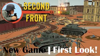 Second Front  Microprose s New Game  First Look [upl. by Philip351]