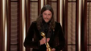 Ludwig Göransson Wins Best Score – Motion Picture I 81st Annual Golden Globes [upl. by Aivad]