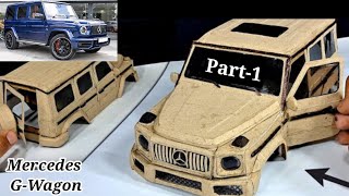 How to make Mercedes GWagon from Cardboard🤩Part1 [upl. by Doane]