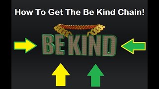 How To Get The Be Kind Chain UGC  Google Be Internet Awesome World  Roblox [upl. by Ynos]