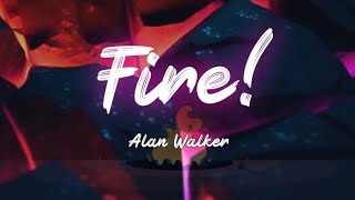 Fire  lyrics   Alan walker YUQIofGIDLE amp JVKE [upl. by Aikrehs]