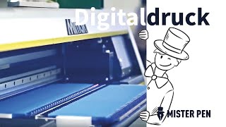 Wie funktioniert Digitaldruck Einblick in die Produktion von Mister Pen [upl. by Lunseth]