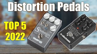 Distortion Pedals  Top 5 Best Distortion Pedals 2022 [upl. by Aslehc]