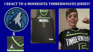 🏀🐺I react to the Minnesota Timberwolves jersey 🏀🐺 [upl. by Bierman]