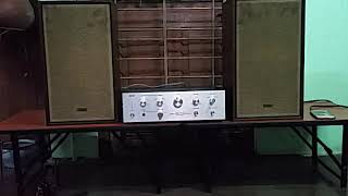 Aurex sb220 amplifier vs pioneer vintage speaker [upl. by Fujio]