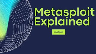 Metasploit Explained What is Metasploit Metasploit Tutorial [upl. by Gavrila]