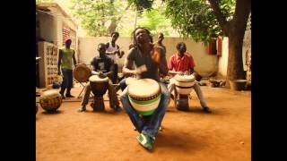 Bassidi Koné  Djembe Solo August 2015 Bamako Mali [upl. by Esinert249]