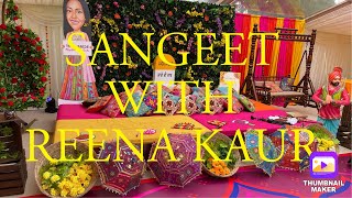 SANGEET DHOLKI WITH REENA KAUR [upl. by Grannie475]