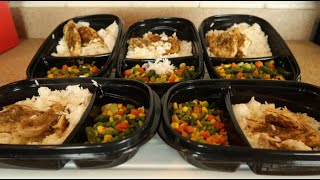 My Easy Chicken Rice and Veggies Meal Prep [upl. by Buffy]