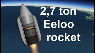 KSP  27 ton rocket to eeloo [upl. by Ayikin]