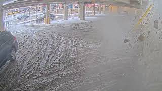 Watch the Bayshore parking structure partially collapse Thursday afternoon [upl. by Kirt259]