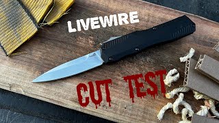 Cut Test Kershaw Livewire OTF [upl. by Neilson]